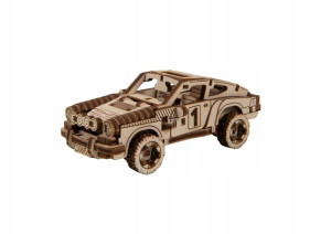 Drewniane Puzzle 3D - Model Rally Car 4 (Porsche 9