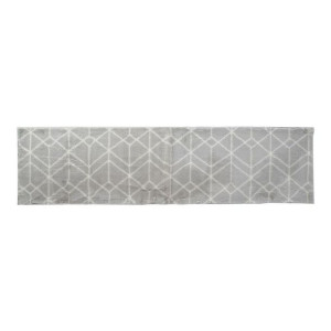 Dywan DKD Home Decor Jasnoszary Poliester (60 x 240 x 1 cm)