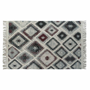 Dywan DKD Home Decor Biały Czerwony Bawełna (120 x 180 x 1 cm)