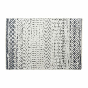 Dywan DKD Home Decor Biały Szary Poliester Bawełna (160 x 230 x 1 cm)