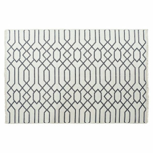 Dywan DKD Home Decor Biały Szary Poliester Bawełna (200 x 290 x 1 cm)