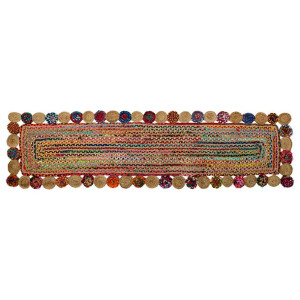 Dywan DKD Home Decor Bawełna Wielokolorowy Juta (60 x 240 x 1 cm)