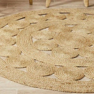 Dywan DKD Home Decor Tropikalny Juta (200 x 200 x 200 cm)