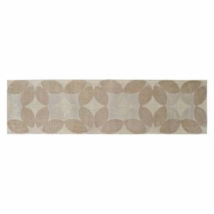 Dywan DKD Home Decor Beżowy Poliester Koła (60 x 240 x 0.9 cm)