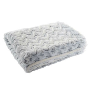 Koc DKD Home Decor Zygzakowata 130 x 170 x 2 cm Dwuowy Góra