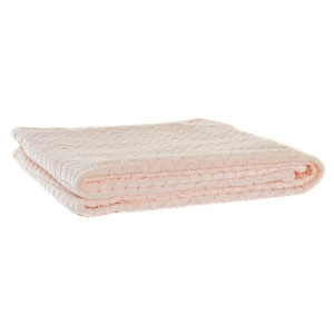 Koc DKD Home Decor Strzały 150 x 200 x 2 cm Jasnoróżowy Podstawowy