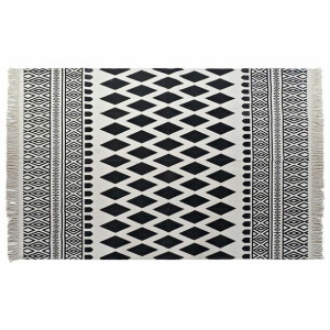 Dywan DKD Home Decor Czarny Biały (160 x 250 x 0,7 cm)