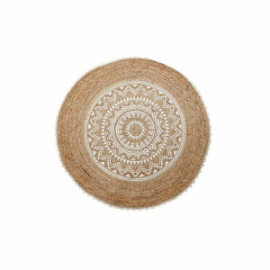 Dywan DKD Home Decor Brązowy Mandala (120 x 120 x 0,75 cm)