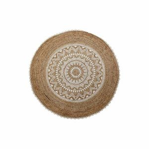 Dywan DKD Home Decor Brązowy Mandala (150 x 150 x 0,75 cm)
