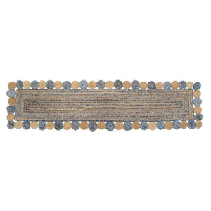 Dywan DKD Home Decor Niebieski Brązowy Indianin (60 x 240 x 1 cm)
