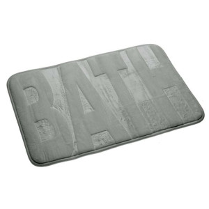 Mata do kąpieli Versa Bath Szary Bawełna (40 x 60 cm)