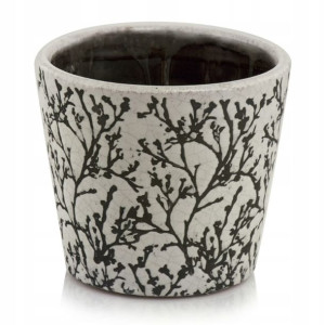 Ceramiczna doniczka dekoracyjna gałązki Mała 12cm