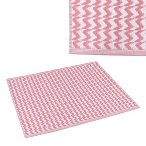 Outdoor Carpet Naxos Różowy Biały polipropylen 160 x 230 cm