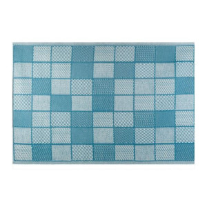 Outdoor Carpet Meis Niebieski Biały polipropylen 160 x 230 cm