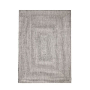 Outdoor Carpet Quadro 350 x 250 cm Szary