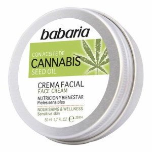 Odżywczy Krem do Twarzy Cannabis Babaria (50 ml)