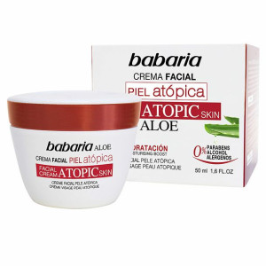 Krem do Twarzy Babaria Z aloesem Skóra Atopowa (50 ml)