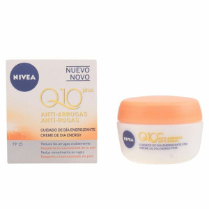 Energetyzujący Krem Przeciwzmarszczkowy Nivea Q10+ Spf 15 (50 ml)