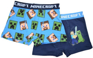 Bokserki Chłopięce 116 MINECRAFT 2 Pak