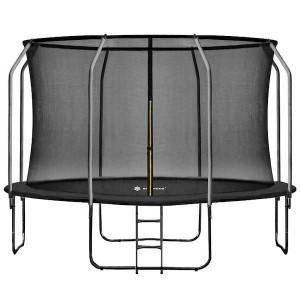 Trampolina ogrodowa dla dzieci 14 FT z siatką wewnętrzną i ringiem 427-435