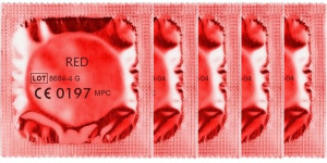5 Czerwonych Prezerwatyw - Amor Red