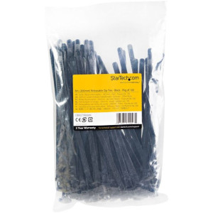 Opaski kablowe Startech CBMZTRB8BK           Czarny