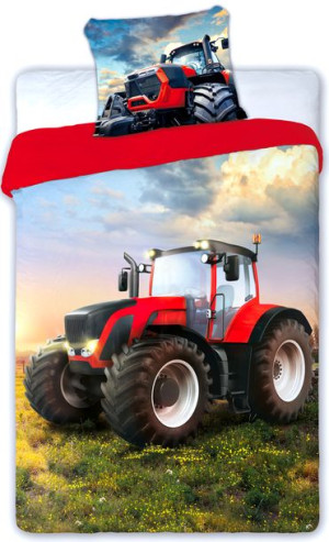 Pościel 160x200 Traktor Farma Ciągnik Bawełna