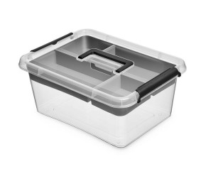 Moxom SimpleStore Pojemnik Handle 12,5 L + Insert 30x40