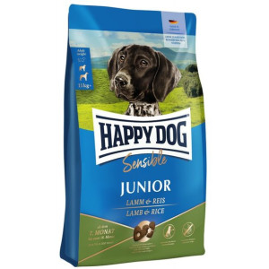 Sensible Junior sucha karma dla szczeniąt jagnięcina/ryż 4 kg Happy Dog