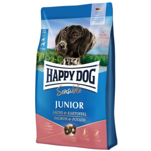 Sensible Junior sucha karma dla szczeniąt łosoś i ziemniak 4 kg Happy Dog