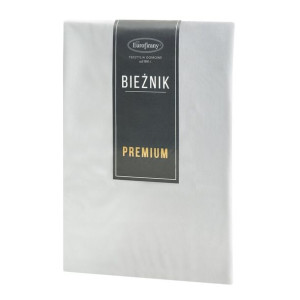 Bieżnik poliestrowy 40X140cm biały