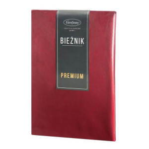 Bieżnik poliestrowy 40X140cm bordowy