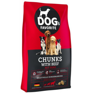 Dogs Favorit sucha karma dla psów dorosłych wołowina 15 kg Happy Dog