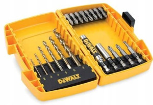 DEWALT DT7921B Wiertła do metalu + bity 19el