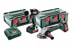 Metabo Zestaw Combo Szlifierka Wkrętarka 2x5,2ah