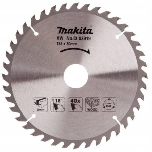 Makita D-03919 Tarcza tnąca do drewna 185x30mm 40Z
