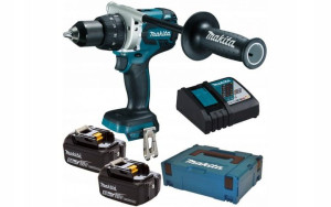 Makita DDF481RTJ Wkrętarka 2x5.0Ah 18V MOCNA 115Nm