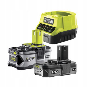 Ryobi Rc18120-242 Akumulatory 2ah 4ah + Ładowarka