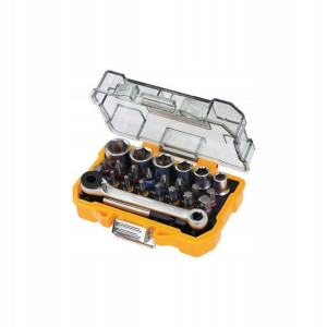 Dewalt DT71516 Zestaw bitów nasadek grzechotka 24