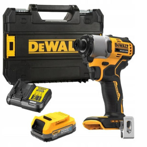 DeWALT DCF840E1T Zakrętarka Udarowa POWERSTACK 18V