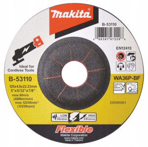 Makita B-53110 Elastyczna tarcza szlifierska 125x4