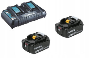 Makita 2 Akumulatory Bl1860b 6ah +ładowarka Dc18rd