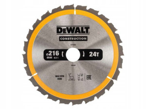DEWALT DT1952 Tarcza do drewna piła 216x30mm 24T