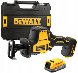DeWALT DCS369E1T Pilarka szablasta 18V 1,7Ah