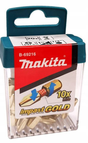 Makita B-69216 Końcówka wkrętakowa PH2 25mm 20szt.