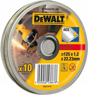 DeWALT DT42340TZ Tarcza do metalu INOX 10szt.