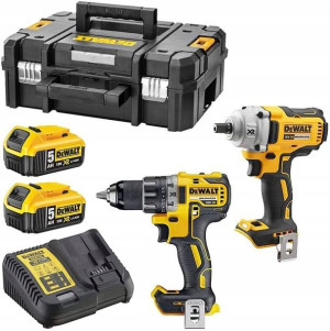DeWALT DCK2077P2T Combo Wkrętarka Klucz 2x5,0Ah 18