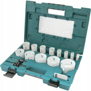 MAKITA D-63993 zestaw otwornic 13 sztuk 16-76mm