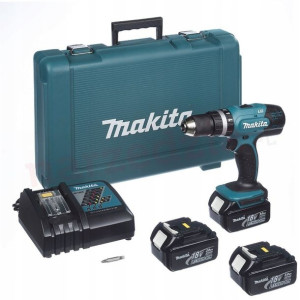 Makita Dhp453rfe Wiertarko Wkrętarka 18v 3x3,0ah