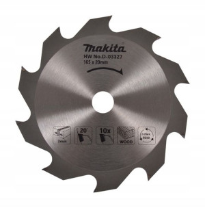 Makita D-03327 Tarcza tnąca do drewna 165x20mm Z10